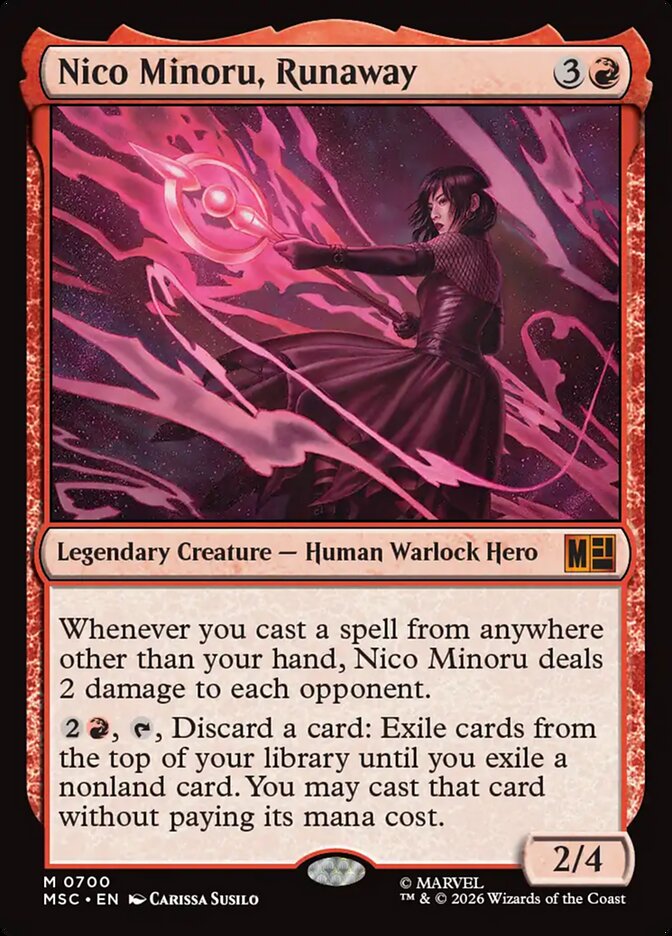 MTG Card Title: Nico Minoru, Runaway MSC/700