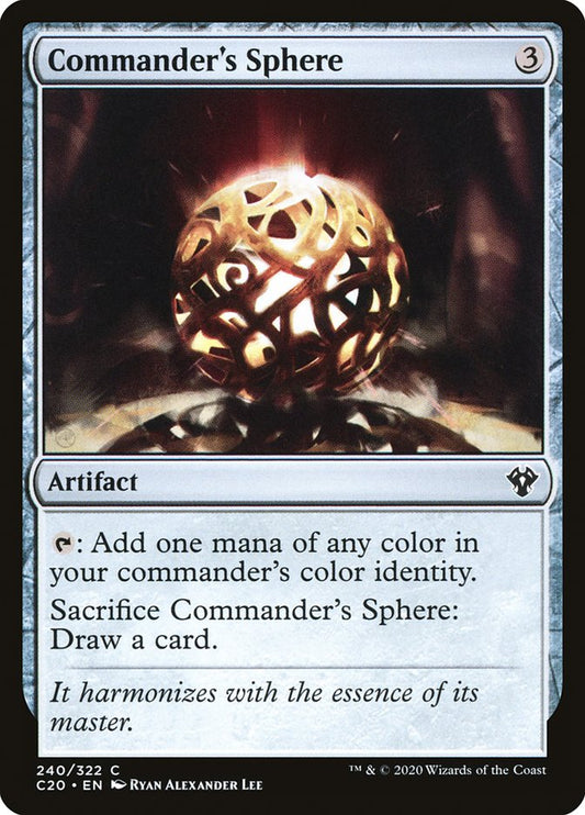 MTG Card Title: Commander's Sphere C20/240