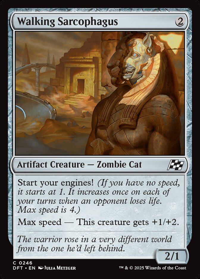 MTG Card Title: Walking Sarcophagus DFT/246