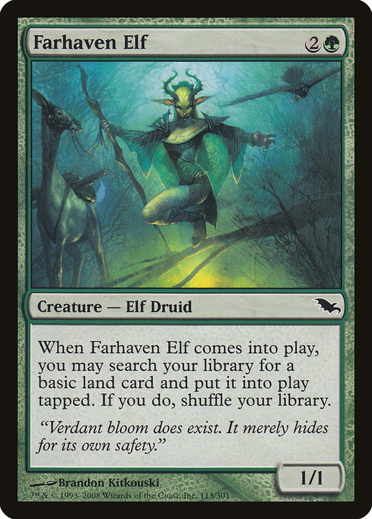 MTG Card Title: Farhaven Elf SHM/113