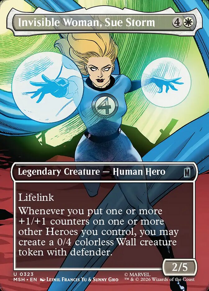 MTG Card Title: Invisible Woman, Sue Storm MSH/323
