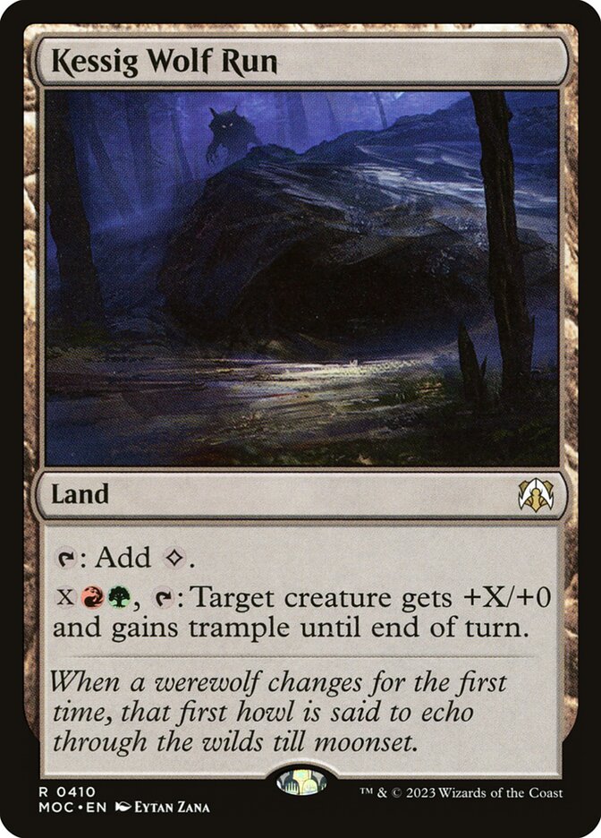 MTG Card Title: Kessig Wolf Run MOC/410
