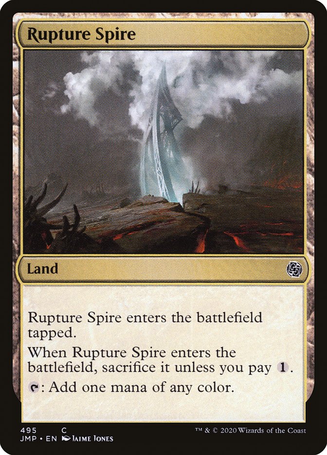 MTG Card Title: Rupture Spire JMP/495