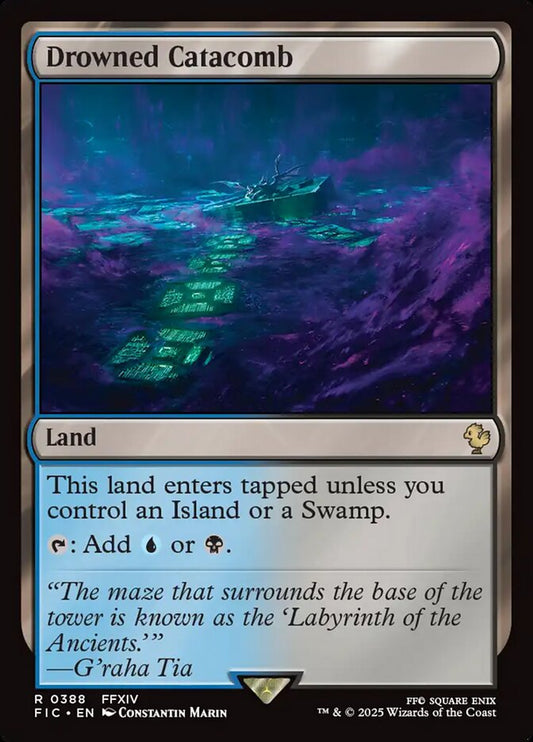 MTG Card Title: Drowned Catacomb FIC/388