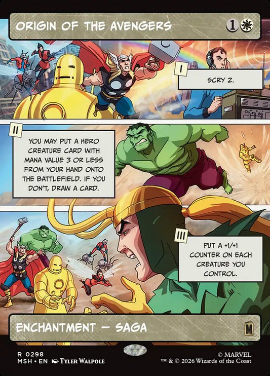 MTG Card Title: Origin of the Avengers MSH/298