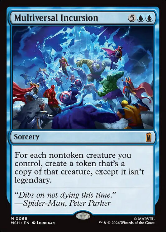 MTG Card Title: Multiversal Incursion MSH/68