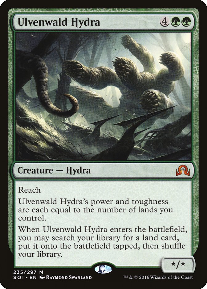 MTG Card Title: Ulvenwald Hydra SOI/235