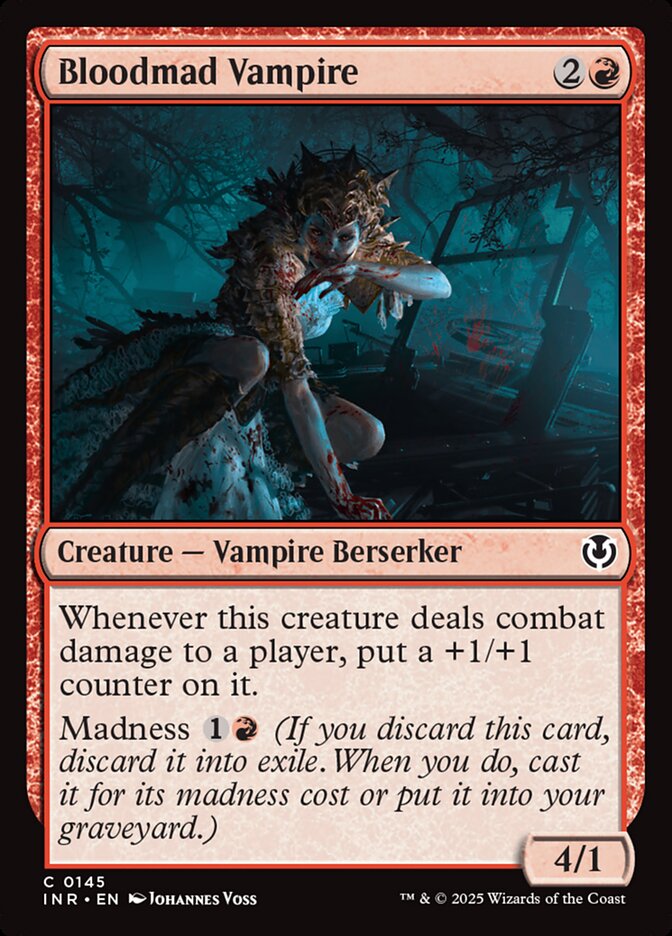 MTG Card Title: Bloodmad Vampire INR/145