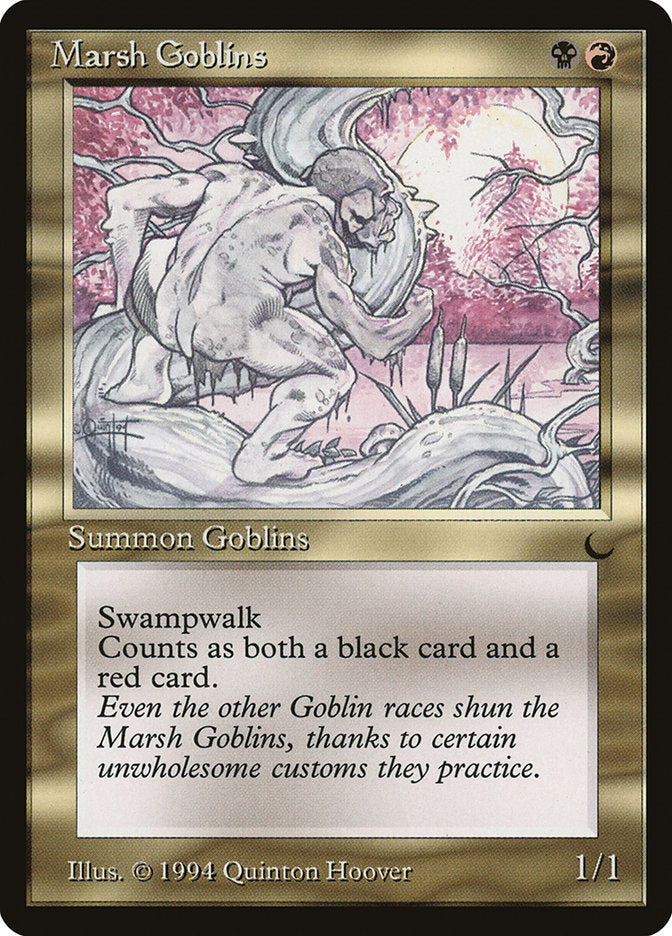 MTG Card Title: Marsh Goblins DRK/93