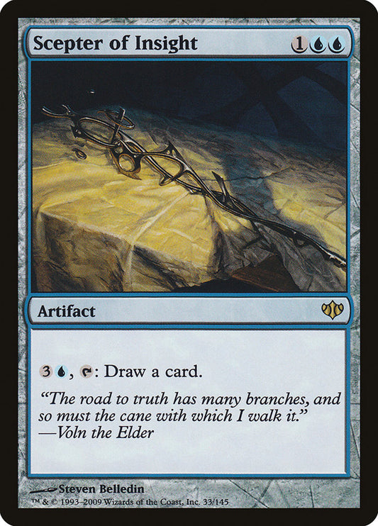 MTG Card Title: Scepter of Insight CON/33