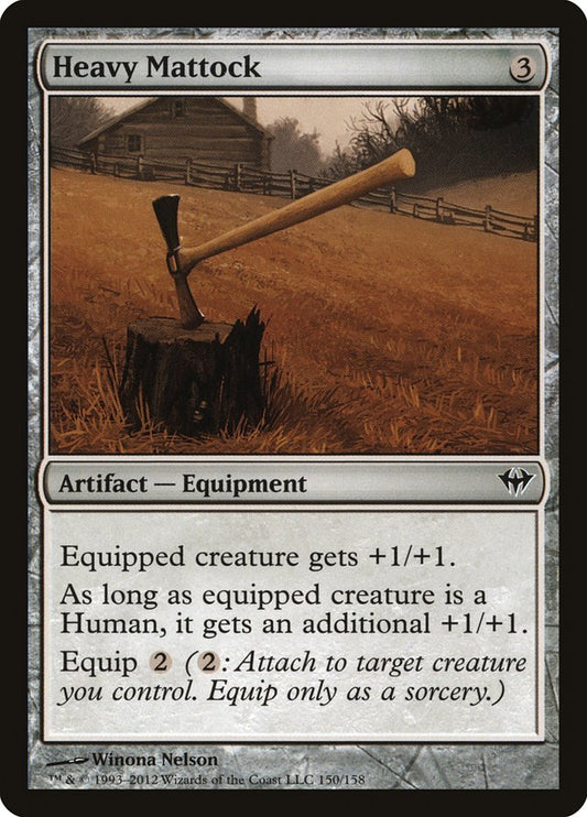 MTG Card Title: Heavy Mattock DKA/150