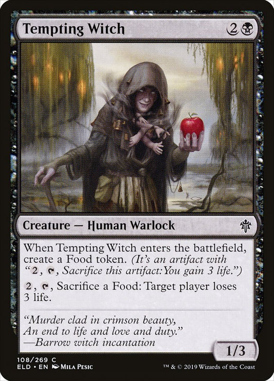 MTG Card Title: Tempting Witch ELD/108