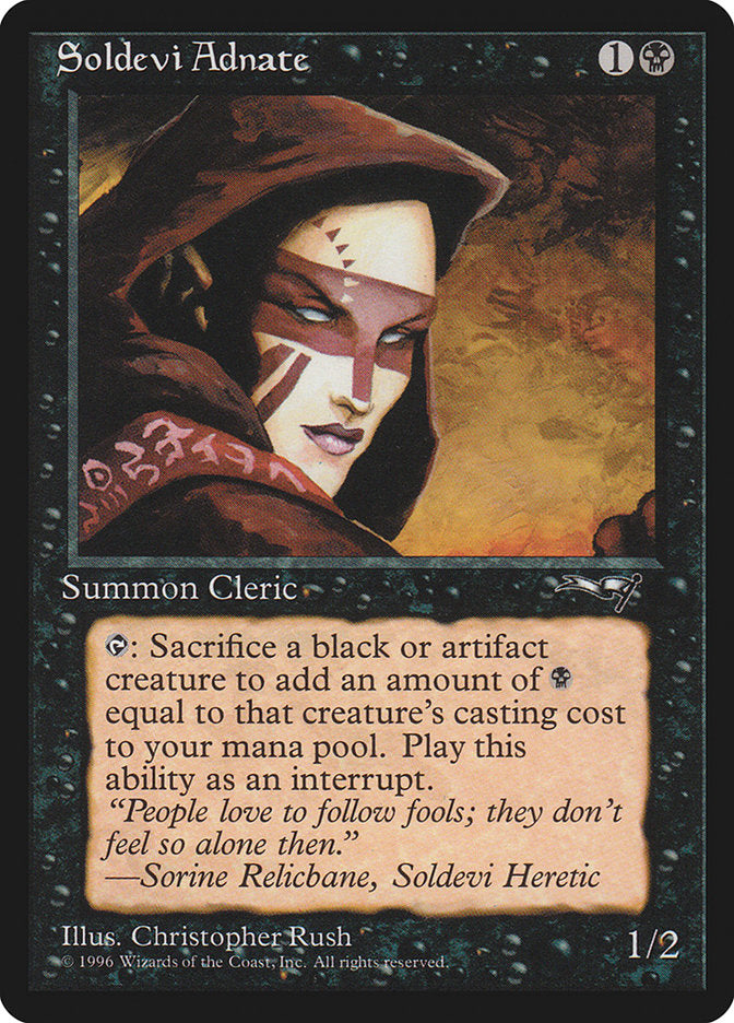 MTG Card Title: Soldevi Adnate ALL/60a