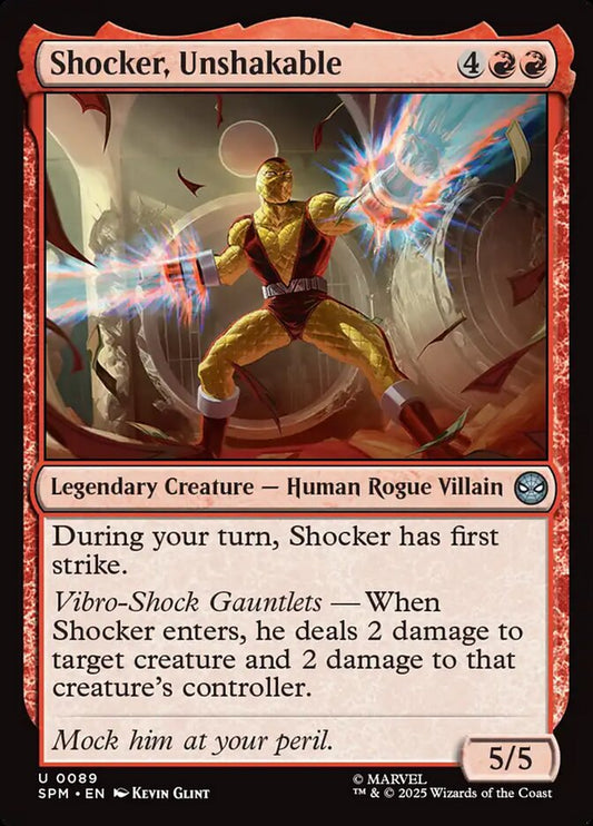 MTG Card Title: Shocker, Unshakable SPM/89