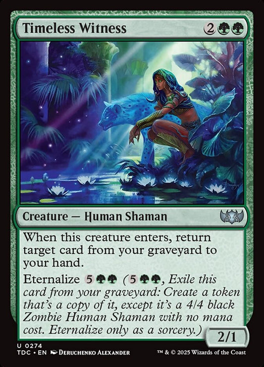 MTG Card Title: Timeless Witness TDC/274