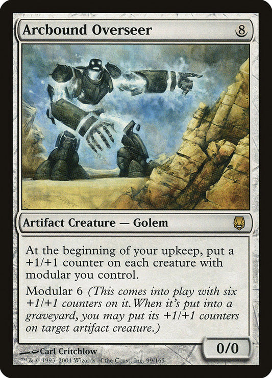 MTG Card Title: Arcbound Overseer DST/99