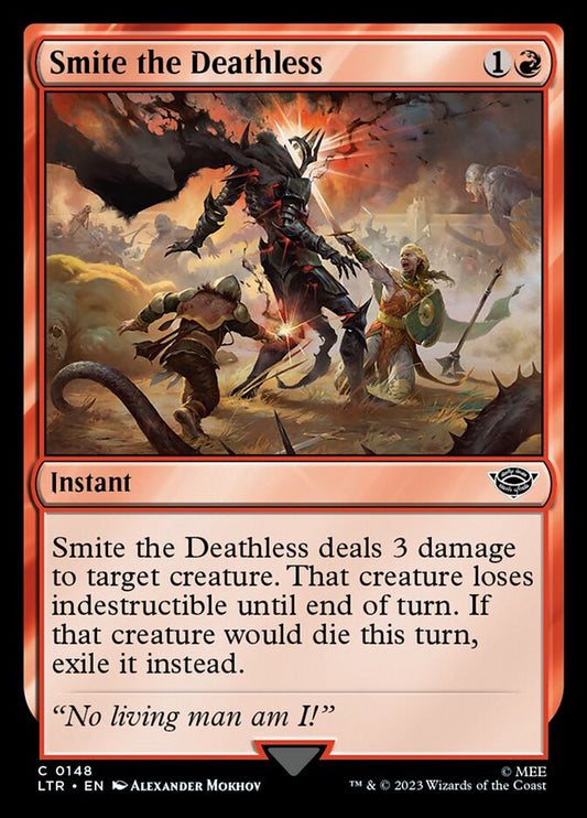 MTG Card Title: Smite the Deathless LTR/148
