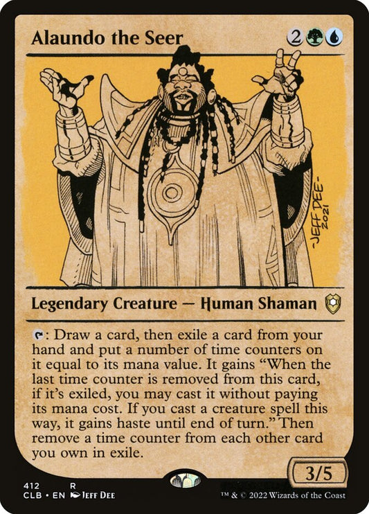 MTG Card Title: Alaundo the Seer CLB/412