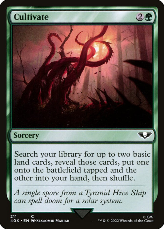 MTG Card Title: Cultivate 40K/211