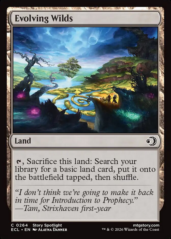 MTG Card Title: Evolving Wilds ECL/264