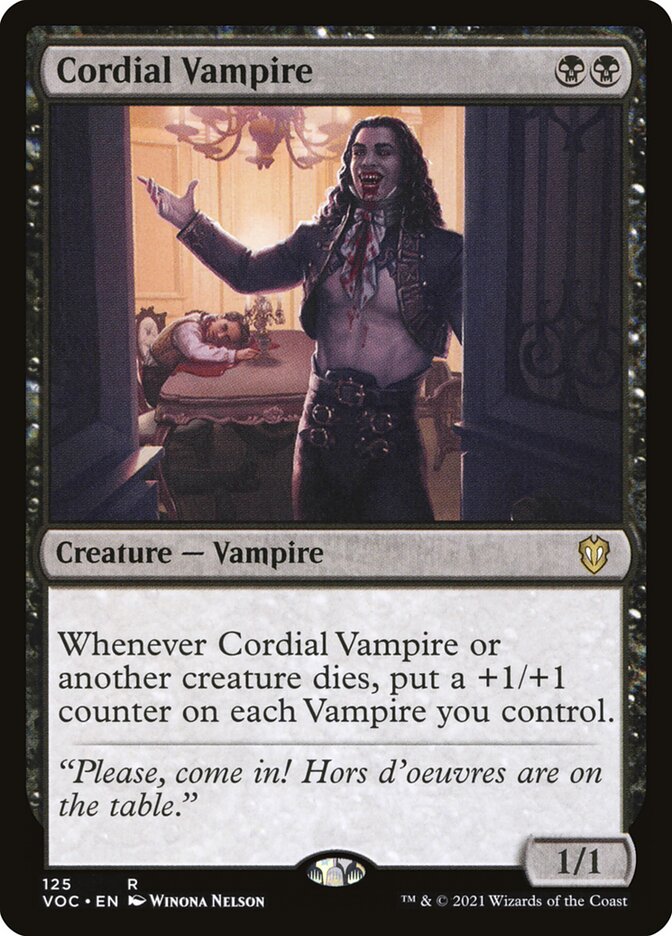 MTG Card Title: Cordial Vampire VOC/125