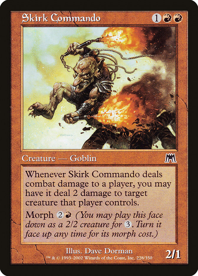 MTG Card Title: Skirk Commando ONS/228