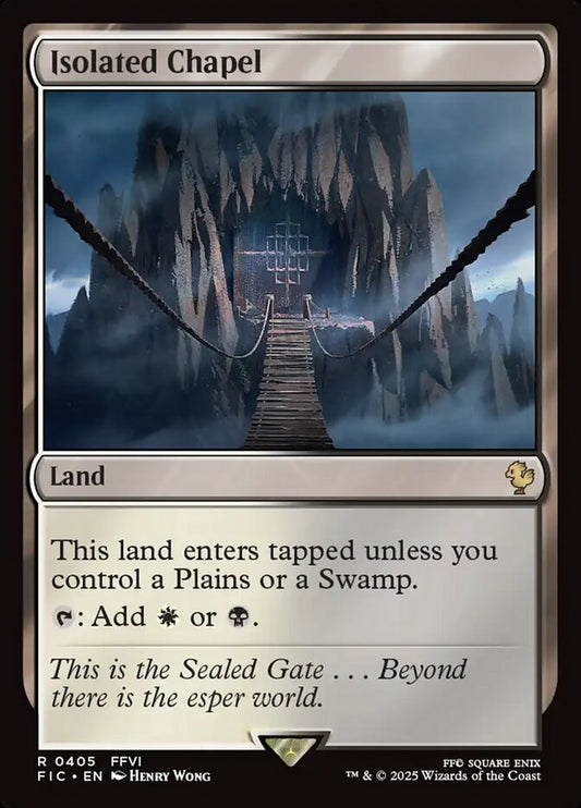 MTG Card Title: Isolated Chapel FIC/405