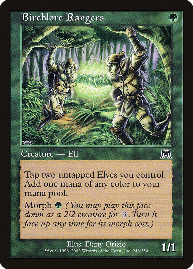MTG Card Title: Birchlore Rangers ONS/248