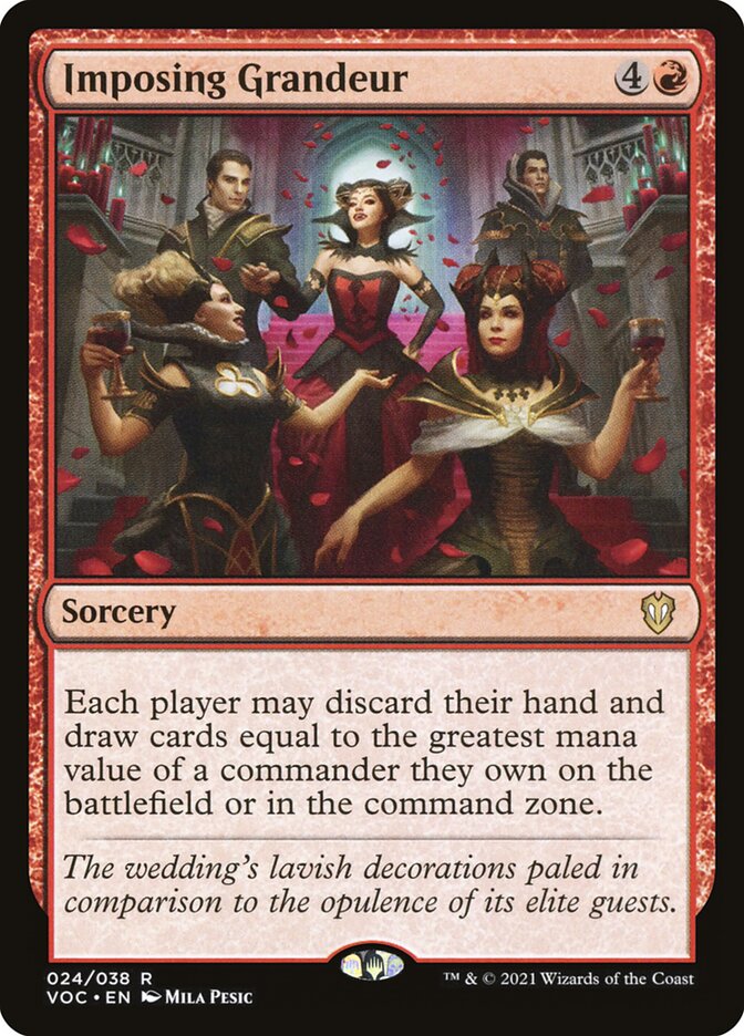 MTG Card Title: Imposing Grandeur VOC/24