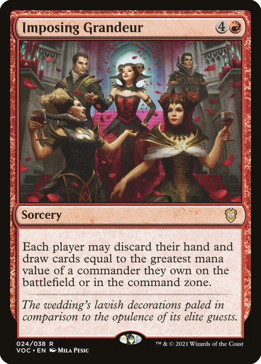 MTG Card Title: Imposing Grandeur VOC/24