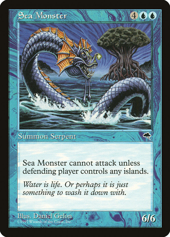 MTG Card Title: Sea Monster TMP/85