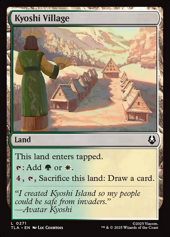 MTG Card Title: Kyoshi Village TLA/271