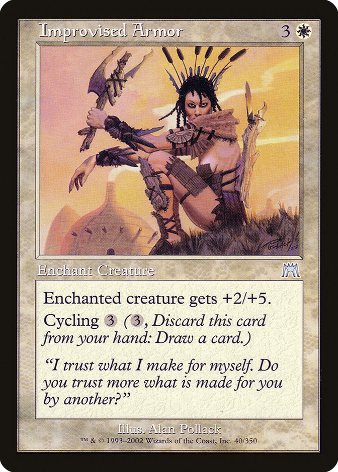 MTG Card Title: Improvised Armor ONS/40