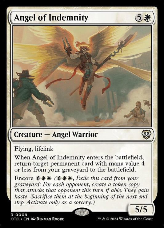 MTG Card Title: Angel of Indemnity OTC/9