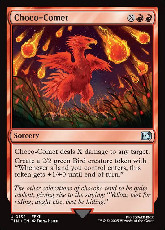 MTG Card Title: Choco-Comet FIN/132