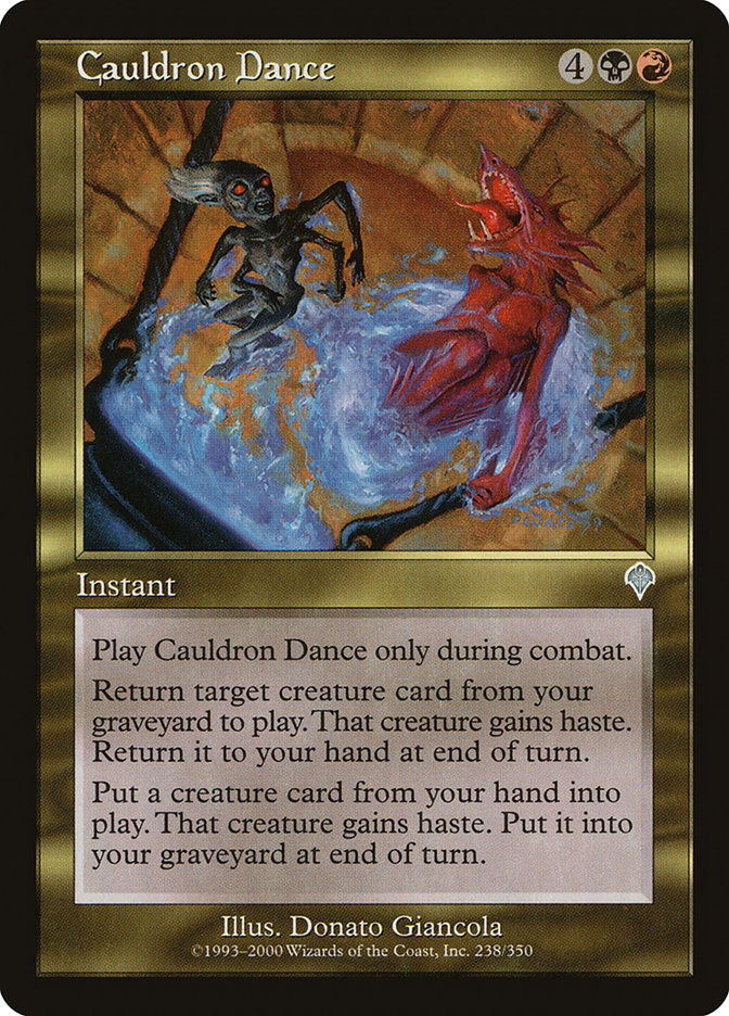 MTG Card Title: Cauldron Dance INV/238