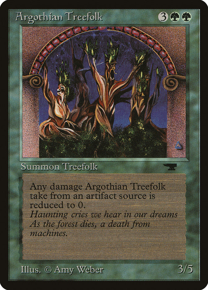 MTG Card Title: Argothian Treefolk ATQ/30