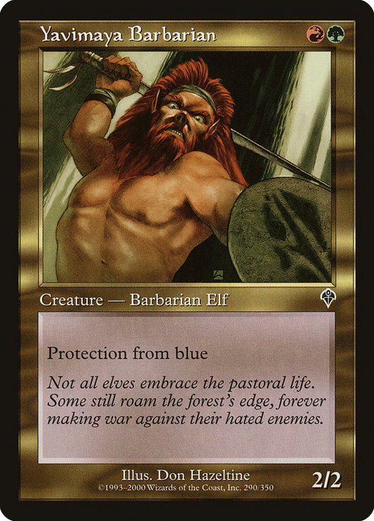MTG Card Title: Yavimaya Barbarian INV/290