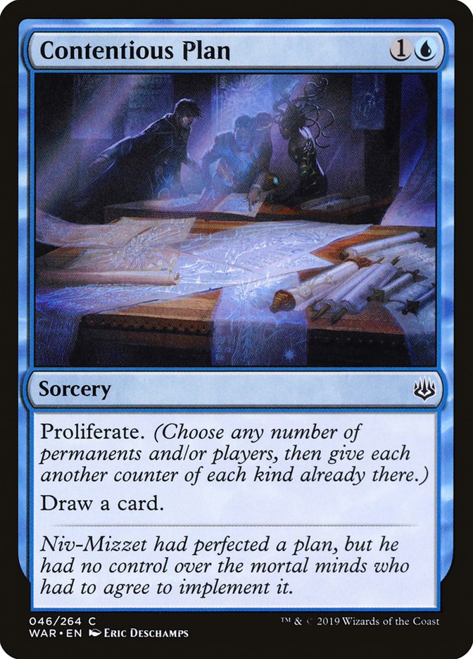 MTG Card Title: Contentious Plan WAR/46