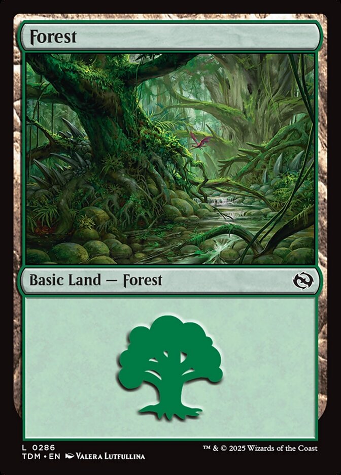 MTG Card Title: Forest TDM/286