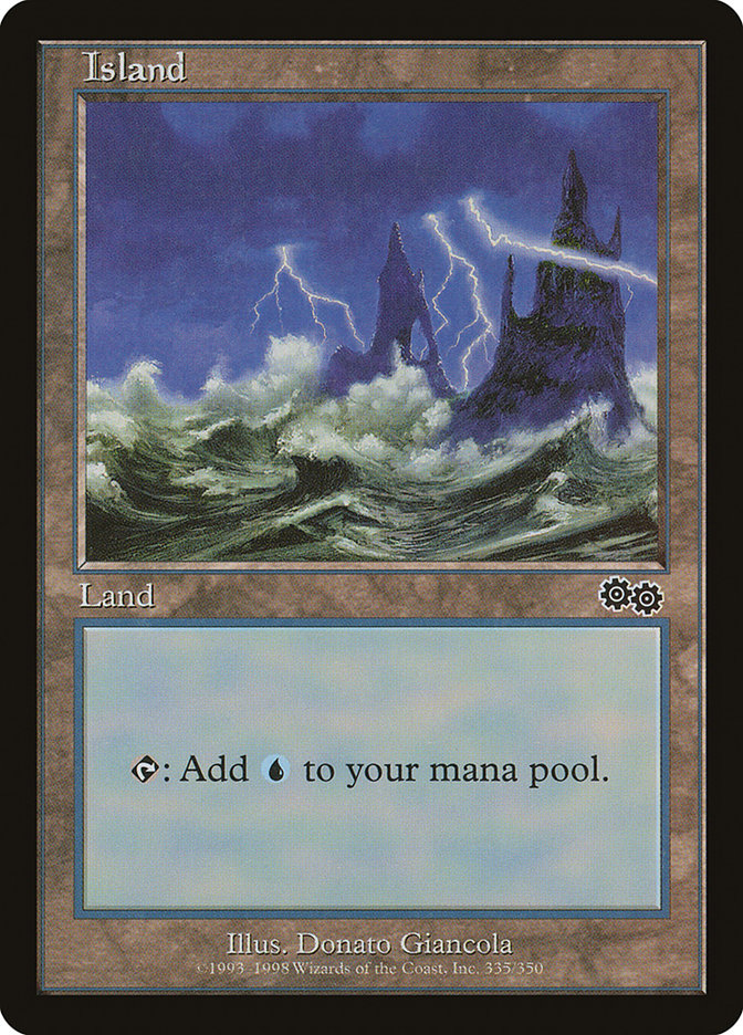 MTG Card Title: Island USG/335