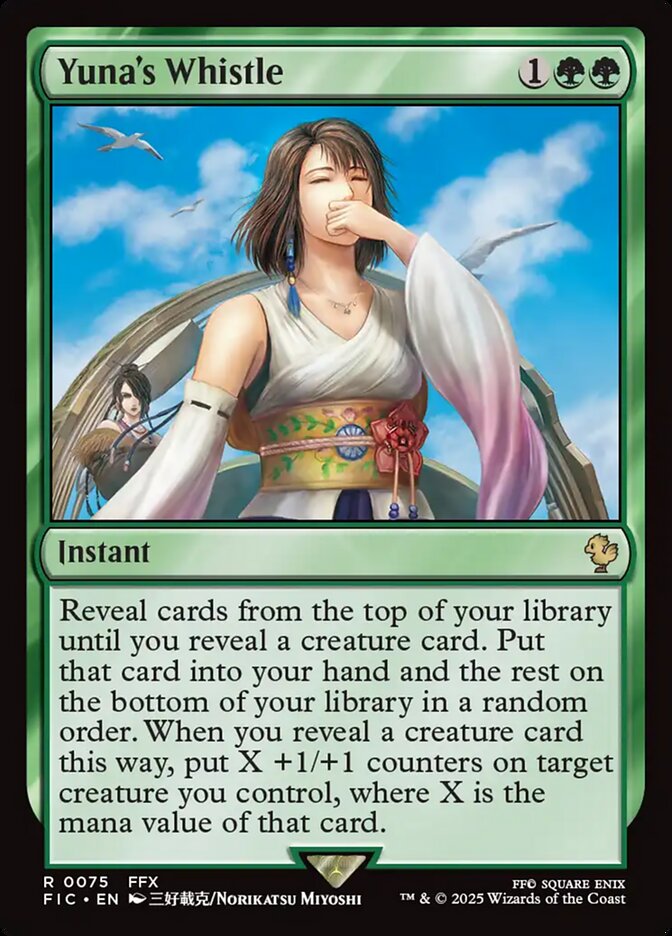 MTG Card Title: Yuna's Whistle FIC/75