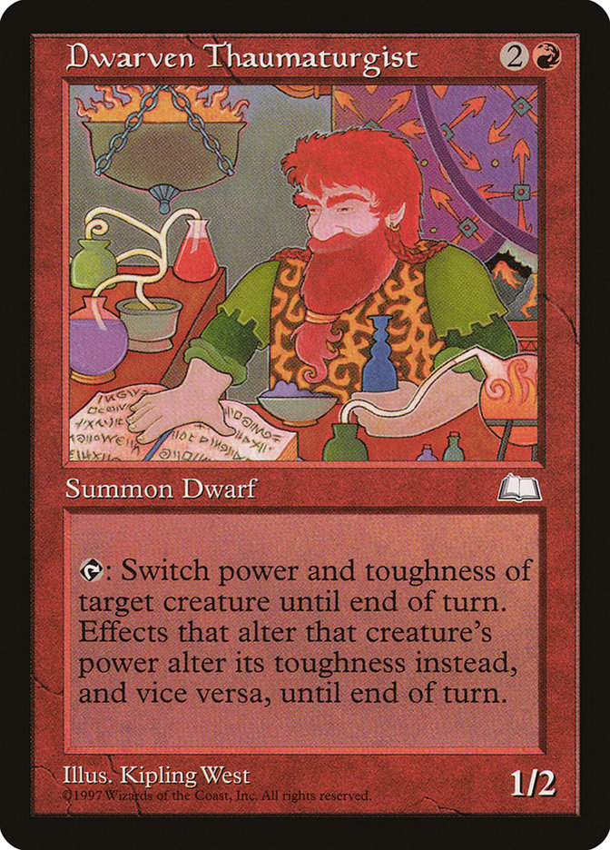 MTG Card Title: Dwarven Thaumaturgist WTH/98