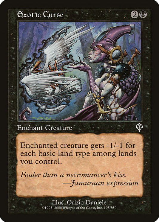 MTG Card Title: Exotic Curse INV/105