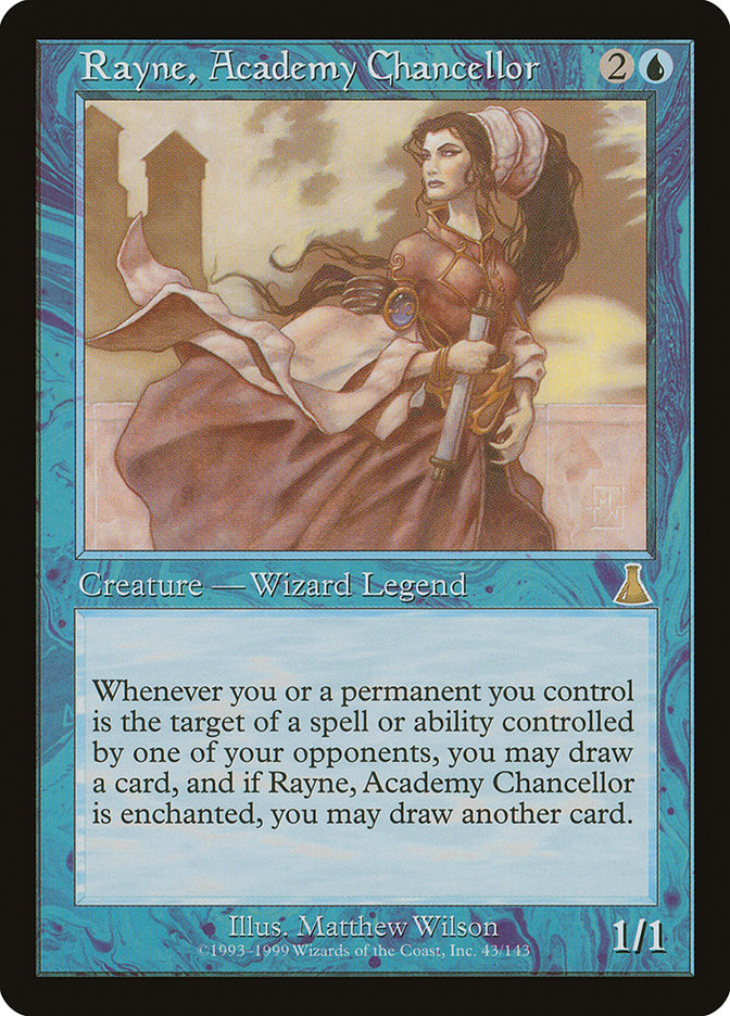 MTG Card Title: Rayne, Academy Chancellor UDS/43