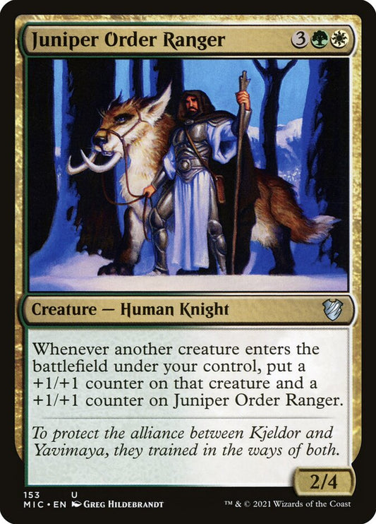 MTG Card Title: Juniper Order Ranger MIC/153