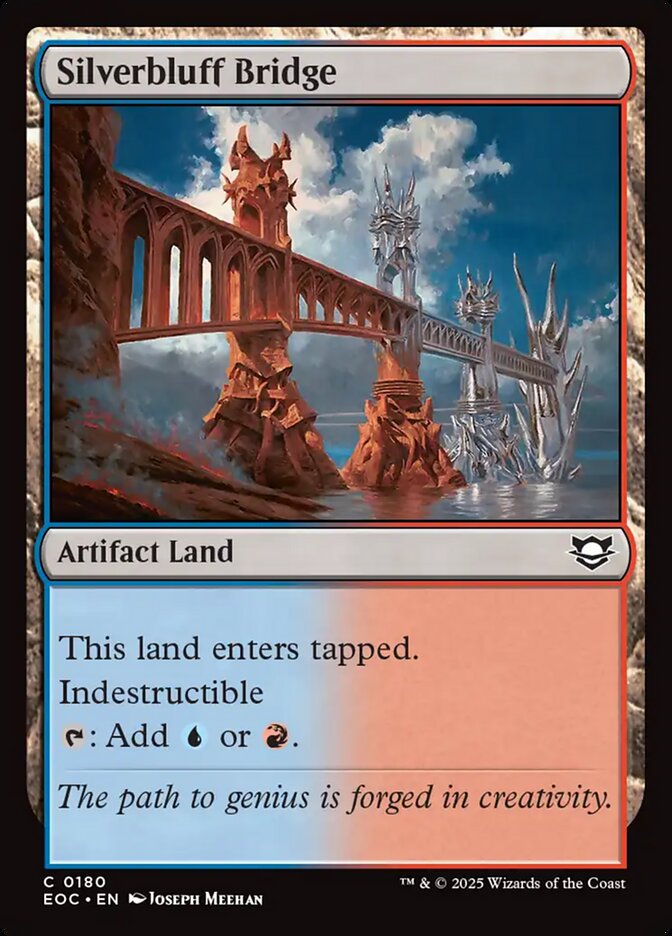 MTG Card Title: Silverbluff Bridge EOC/180