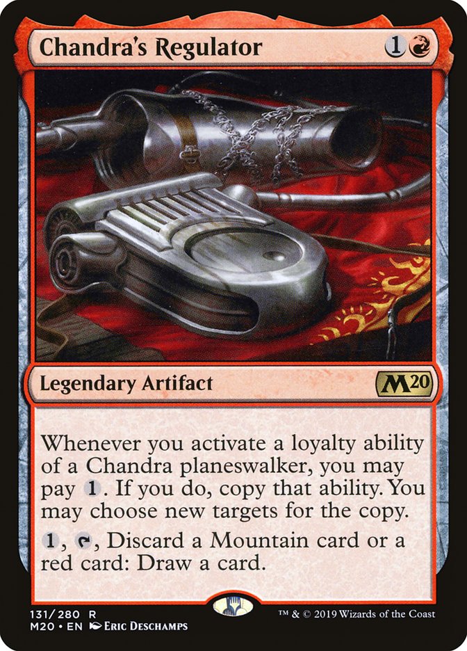 MTG Card Title: Chandra's Regulator M20/131