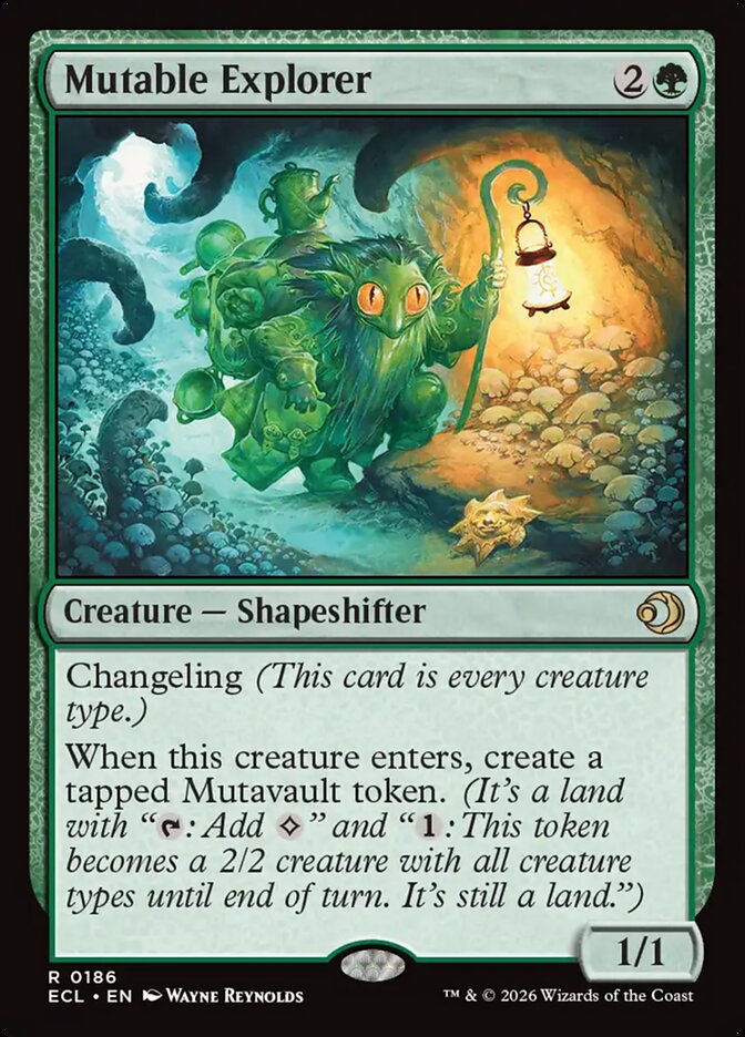 MTG Card Title: Mutable Explorer ECL/186