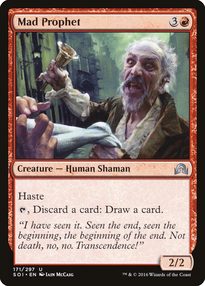MTG Card Title: Mad Prophet SOI/171